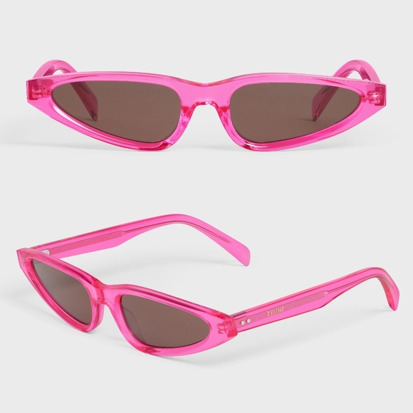 Celine Accessories - CELINE Graphic S231 Acetate Sunglasses in Neon Pink CL40231I